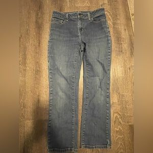 LL Bean Denim Blue Jeans Sz 8